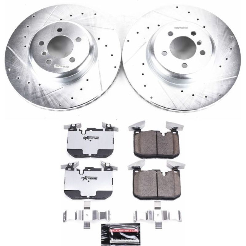 PowerStop 12-15 BMW 335i Front Z26 Street Warrior Brake Kit
