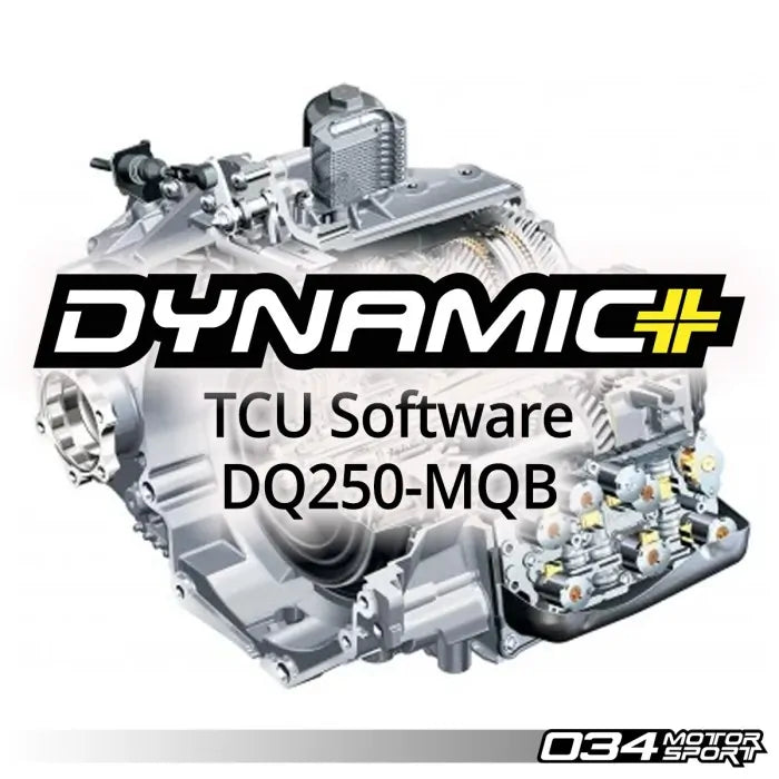 034Motorsport Dynamic+ Tuning TCU Transmission Tune Stage 1 - MK7 Golf/GTI/Golf R, 8V A3/S3, 8S TT/TTS 2.0T DQ250