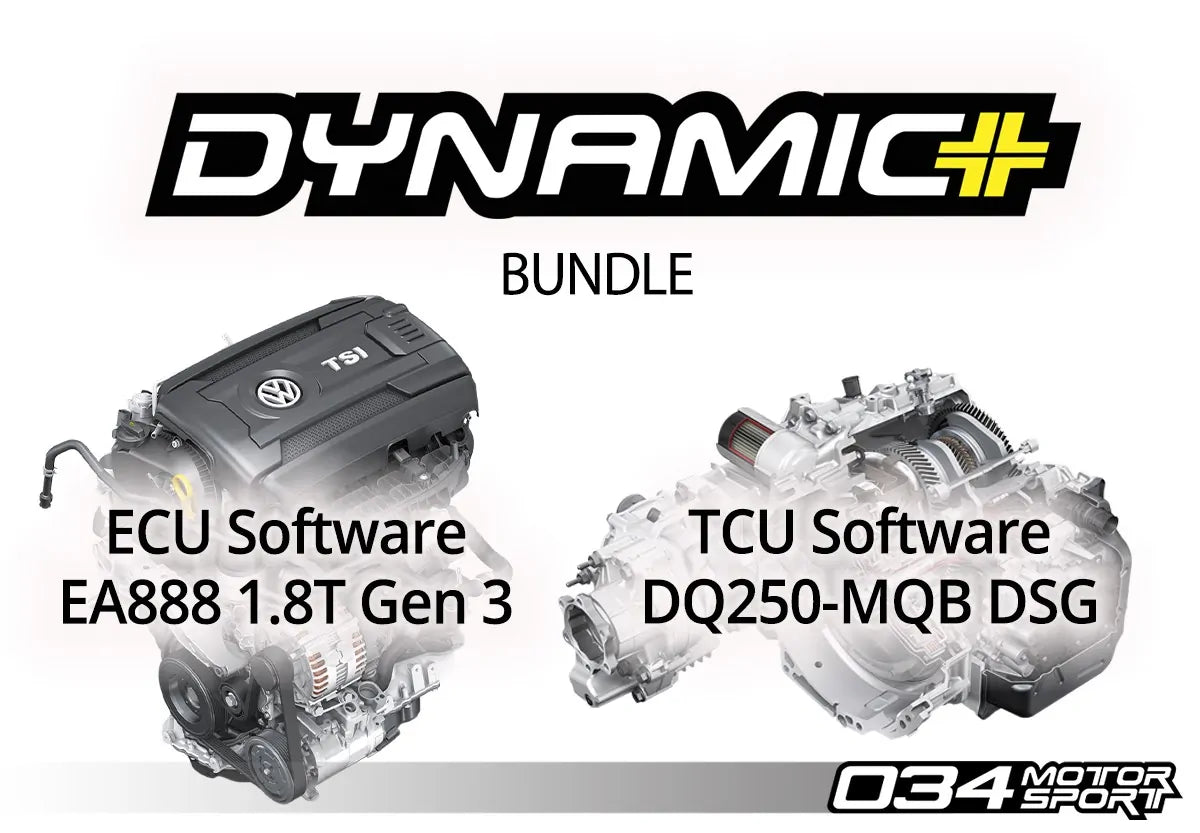 034Motorsport Dynamic+ Tuning ECU & DQ250 TCU Bundle - MK7/MK7.5 Golf/Sportwagen/Alltrack and 8V A3 EA888.3 1.8T
