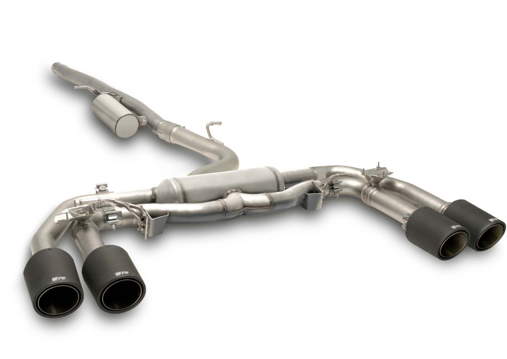 Remus 2021+ Volkswagen Golf R Mk VIII Race Axle Back Exhaust (Tail Pipes & Connection Tubes Req)