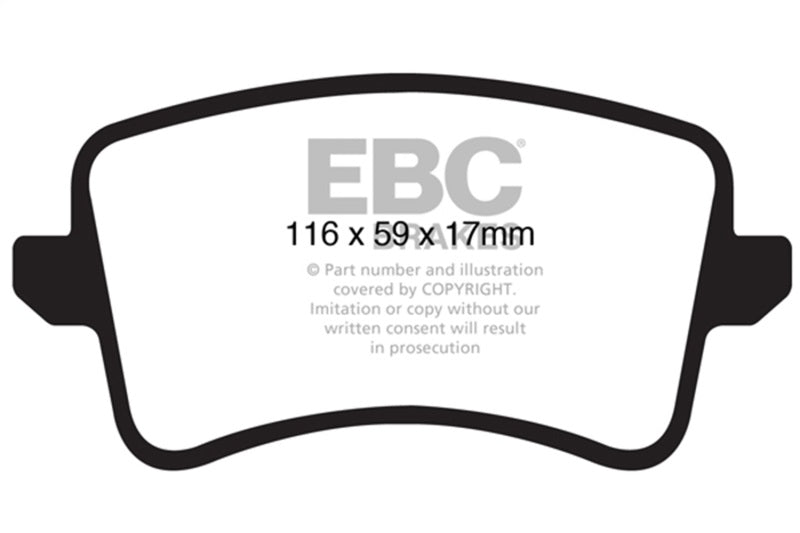 EBC YellowStuff Performance Rear Brake Pads DP41988R