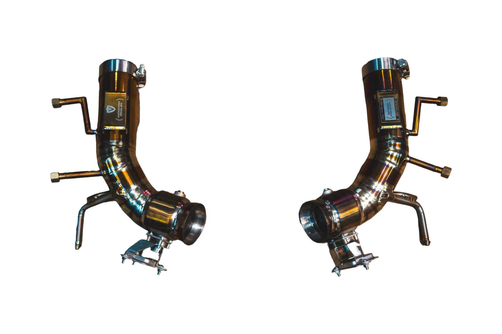 Valvetronic Designs - Ferrari 296 GTB,GTS 3.0L Catback Grade 5 Titanium OEM Style Tips