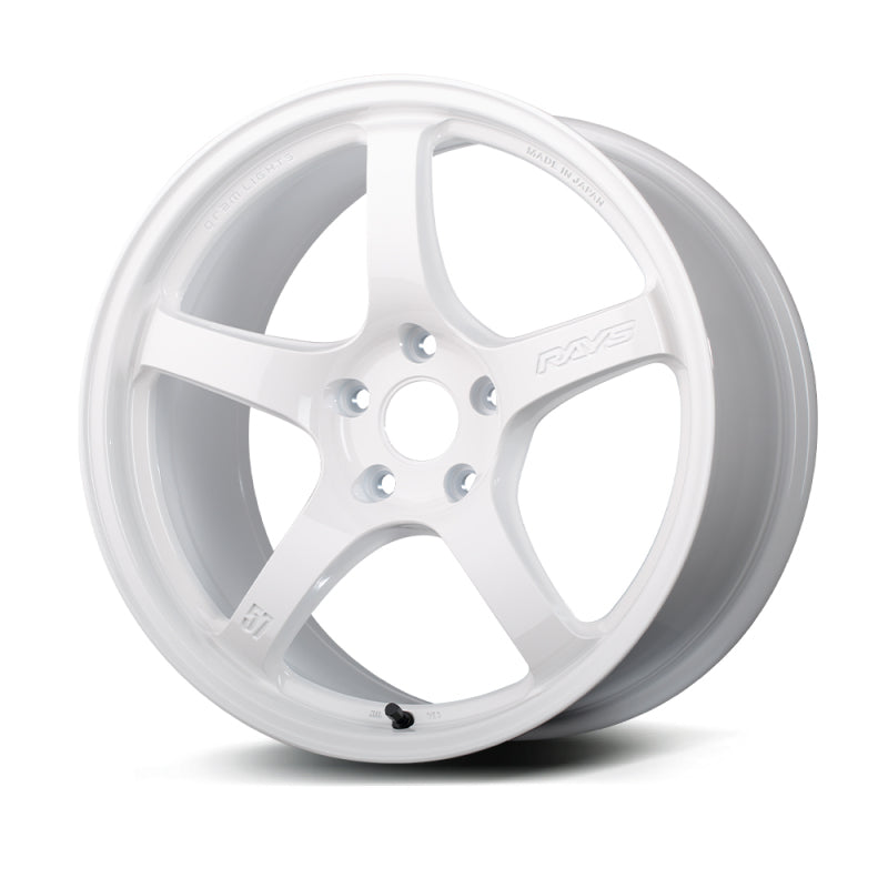 Gram Lights 57CR 18x8.5 +45 5-100 White (OXZ)