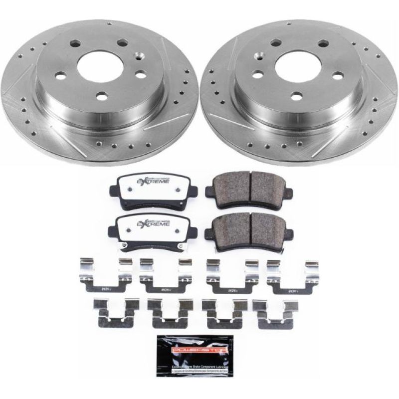 PowerStop 12-16 Buick LaCrosse Rear Z26 Street Warrior Brake Kit
