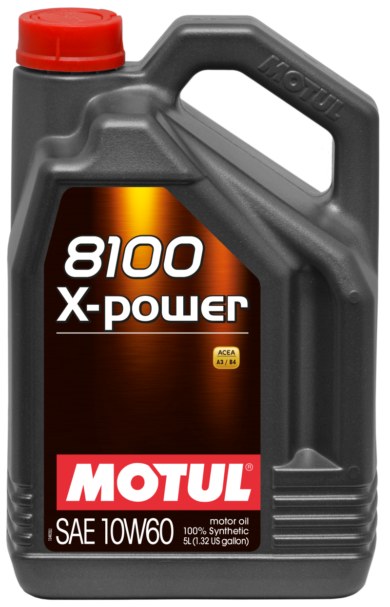 Motul 5L Synthetic Engine Oil 8100 10W60 X-Power - Case Of 4