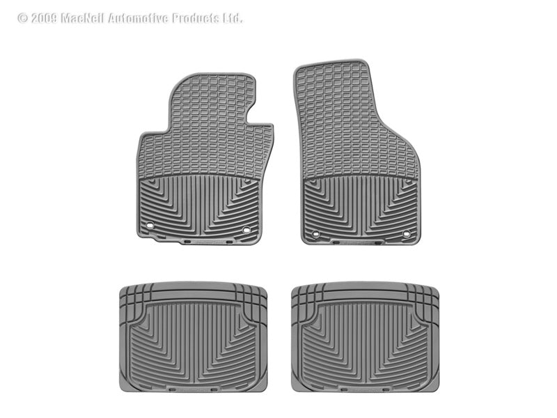 WeatherTech 06-10 Volkswagen Passat Front And Rear Rubber Mats - Grey