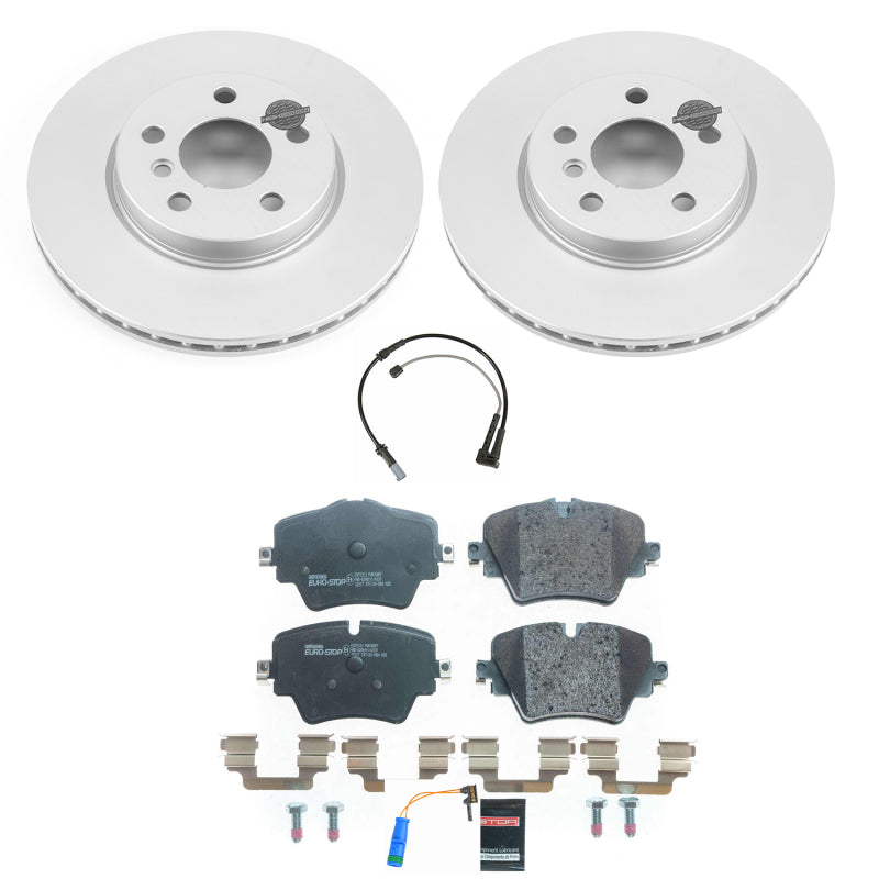 PowerStop 2019 Mini Cooper Clubman Front Euro-Stop Brake Kit
