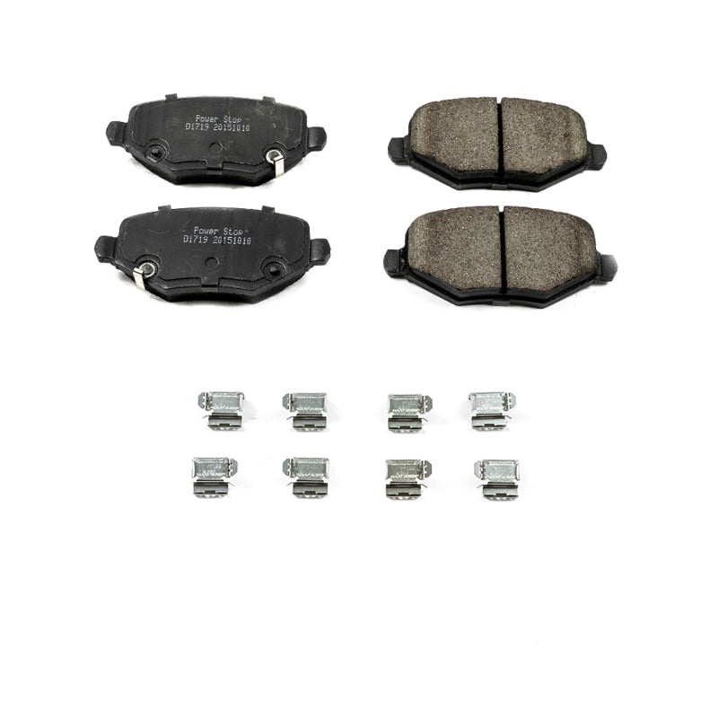 PowerStop 12-16 Chrysler Town & Country Rear Z17 Evolution Ceramic Brake Pads w/Hardware