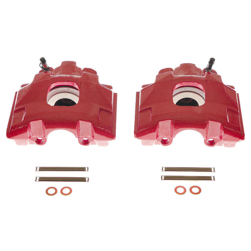 PowerStop 98-03 Mercedes-Benz ML320 Front Red Calipers w/o Brackets - Pair