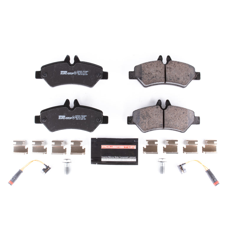 PowerStop 10-18 Mercedes-Benz Sprinter 3500 Euro-Stop ECE-R90 Rear Brake Pads
