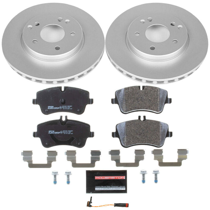 PowerStop 02-05 Mercedes-Benz C230 Front Euro-Stop Brake Kit