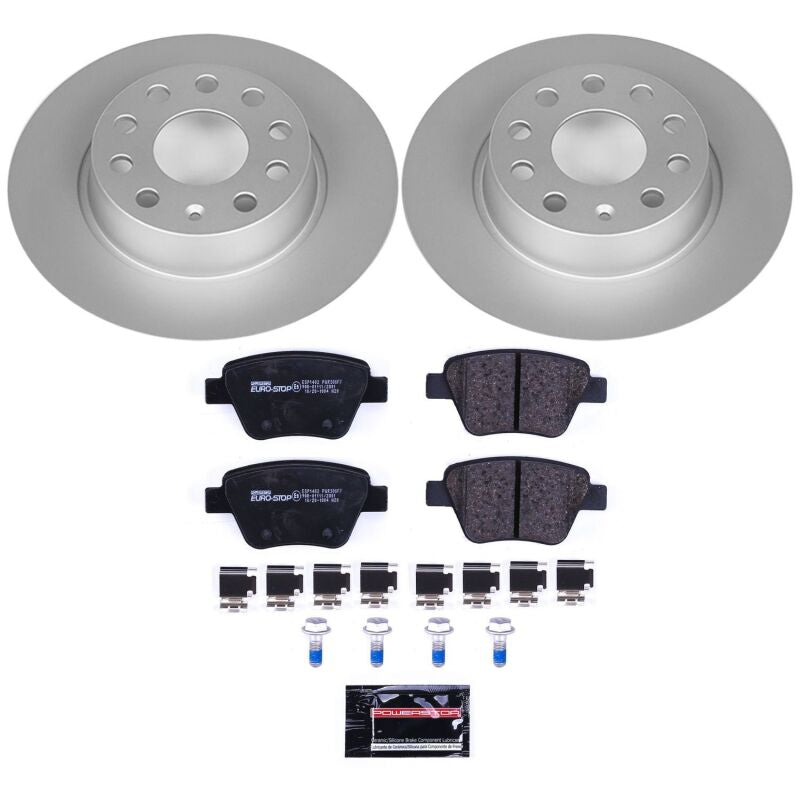 PowerStop 10-12 Audi A3 Rear Euro-Stop Brake Kit