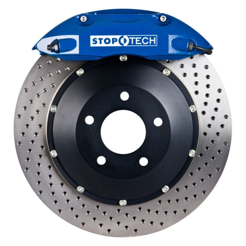 StopTech 06-08 BMW M3 / Z4 Front BBK w/ Blue ST-40 Caliper Drilled 355x32 2pc Rotor