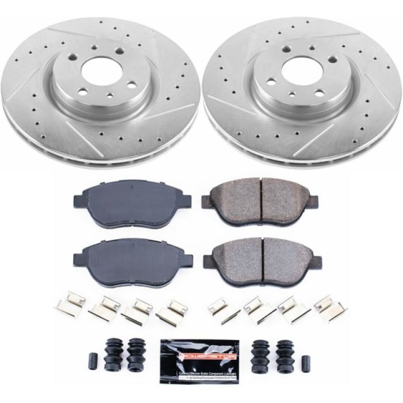 PowerStop 12-18 Fiat 500 Front Z23 Evolution Sport Brake Kit