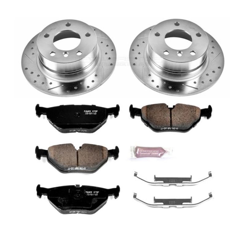PowerStop 95-99 BMW 318ti Rear Z23 Evolution Sport Brake Kit