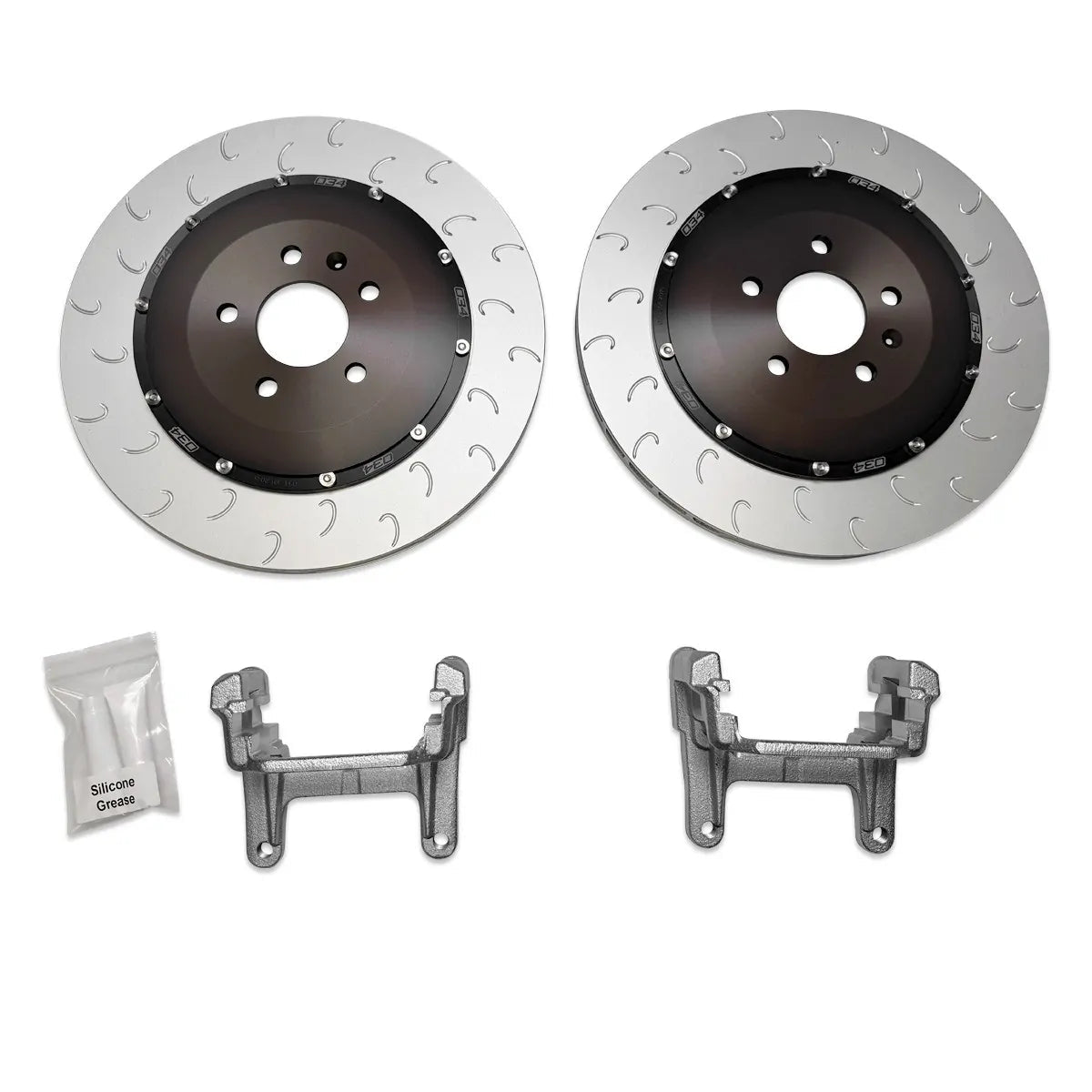 034Motorsport Floating Rear Rotors 370mm - Audi B9/B9.5 A4/S4, A5/S5, Q5/SQ5, & RS4/RS5