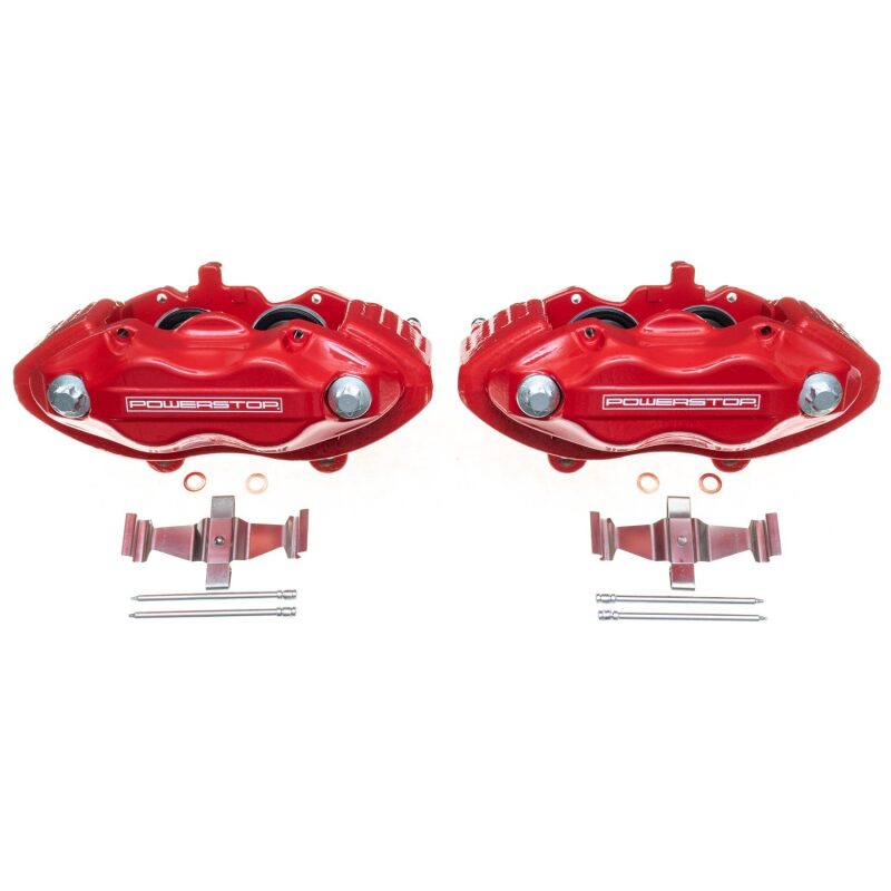 PowerStop 05-10 Chrysler 300 Front Red Calipers w/o Brackets - Pair