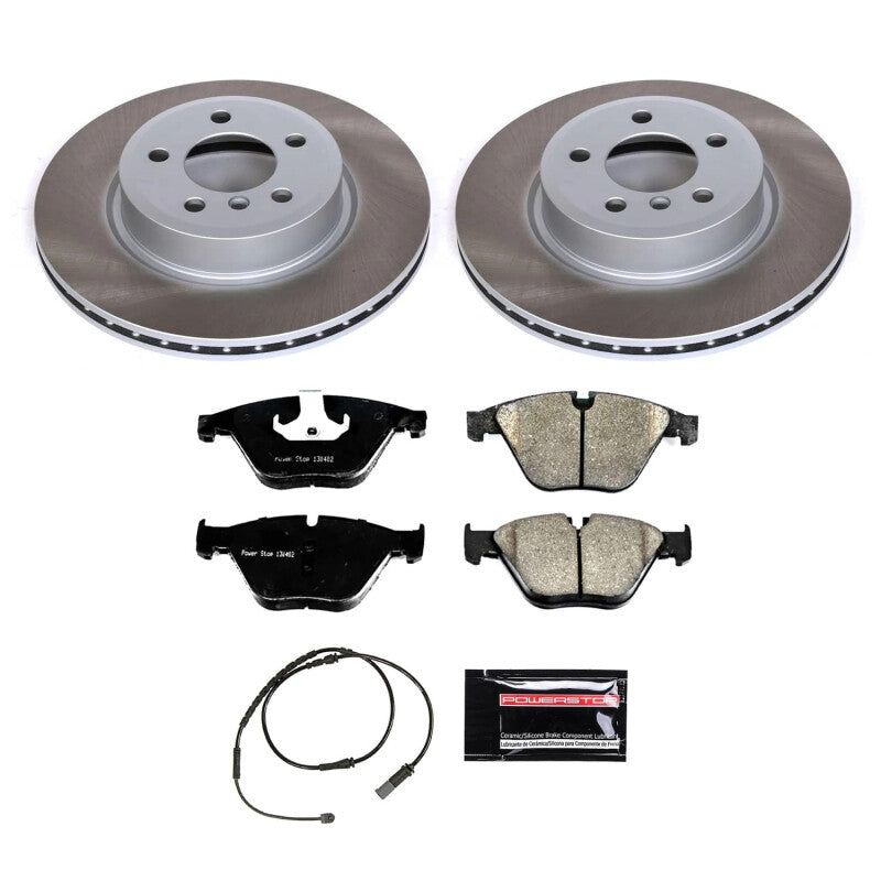 PowerStop 12-16 BMW 528i xDrive Front Semi-Coated Rotor Kit