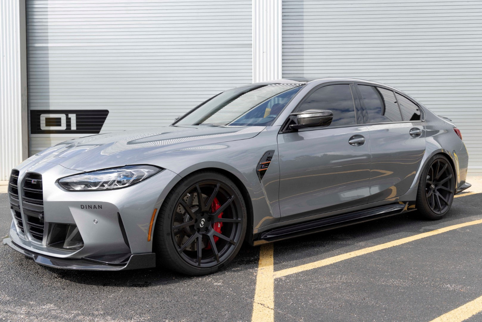DINAN Carbon Fiber Side Skirts - G80/G82/G83 BMW M3/M4