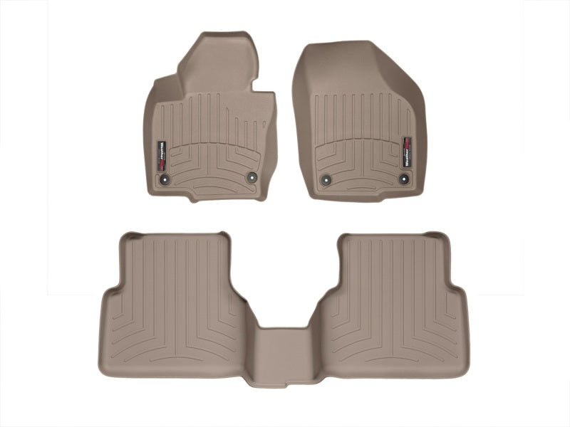 WeatherTech 09-13 Volkswagen Tiguan Front And Rear Floorliners - Tan