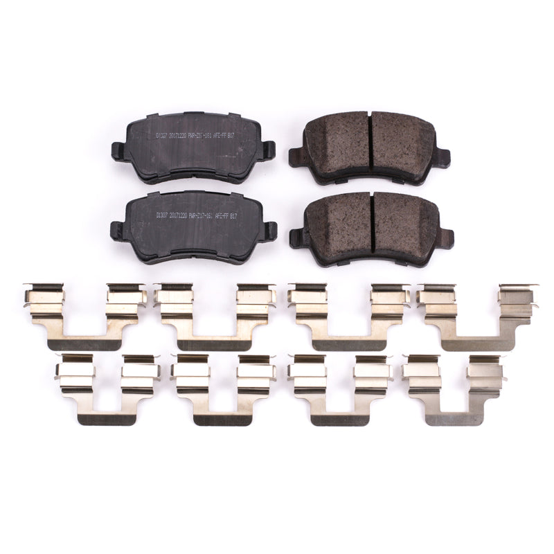 PowerStop 13-15 Land Rover LR2 Rear Z17 Evolution Ceramic Brake Pads w/Hardware