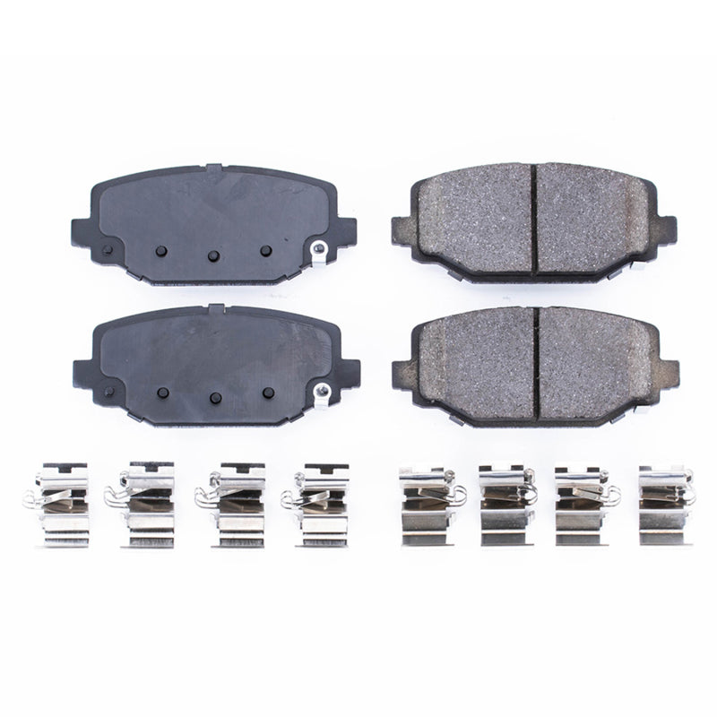 PowerStop 12-16 Chrysler Town & Country Rear Z17 Evolution Ceramic Brake Pads w/Hardware