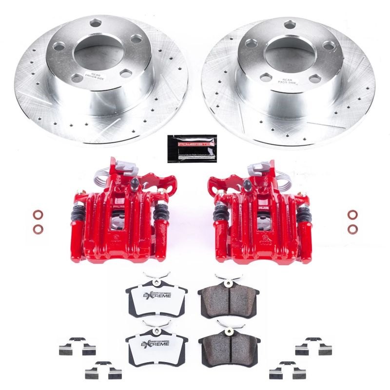 PowerStop 98-04 Audi A6 Z26 Street Kit w/ Calipers - Rear