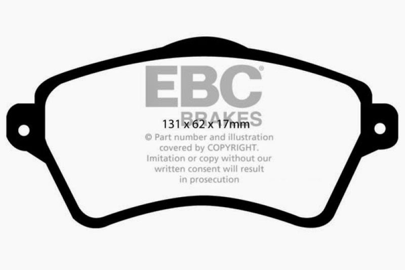 EBC 01-05 Land Rover Freelander 2.5 Yellowstuff Front Brake Pads