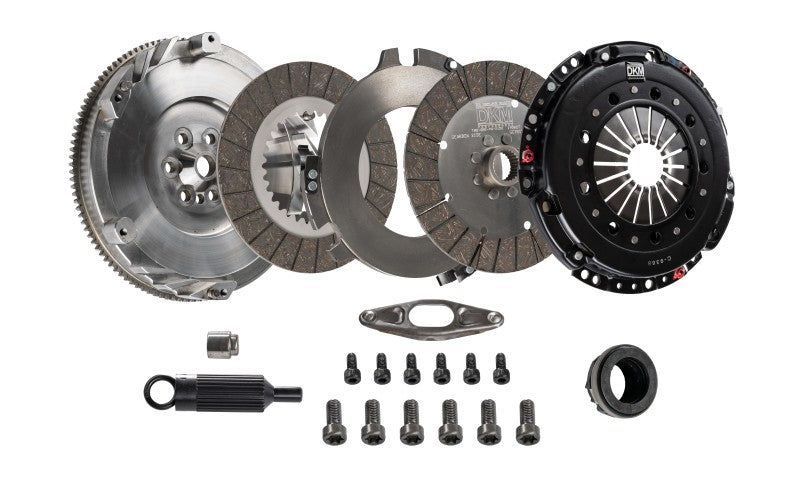 DKM Clutch VW MK4 R32 MS Twin Disc Clutch Kit w/Steel Flywheel