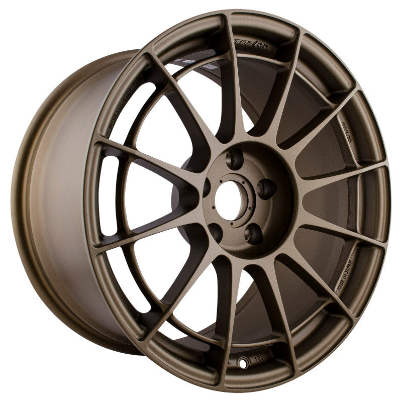 Enkei NT03RR 18x9.5 5x114.3 27mm Offset 75mm Bore - Titanium Gold