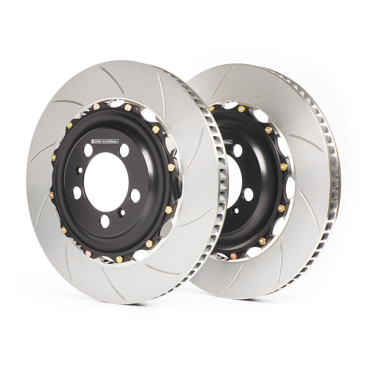 GiroDisc Front Rotors Slotted - VW/Audi MK8/MK8.5 Golf R and 8Y S3