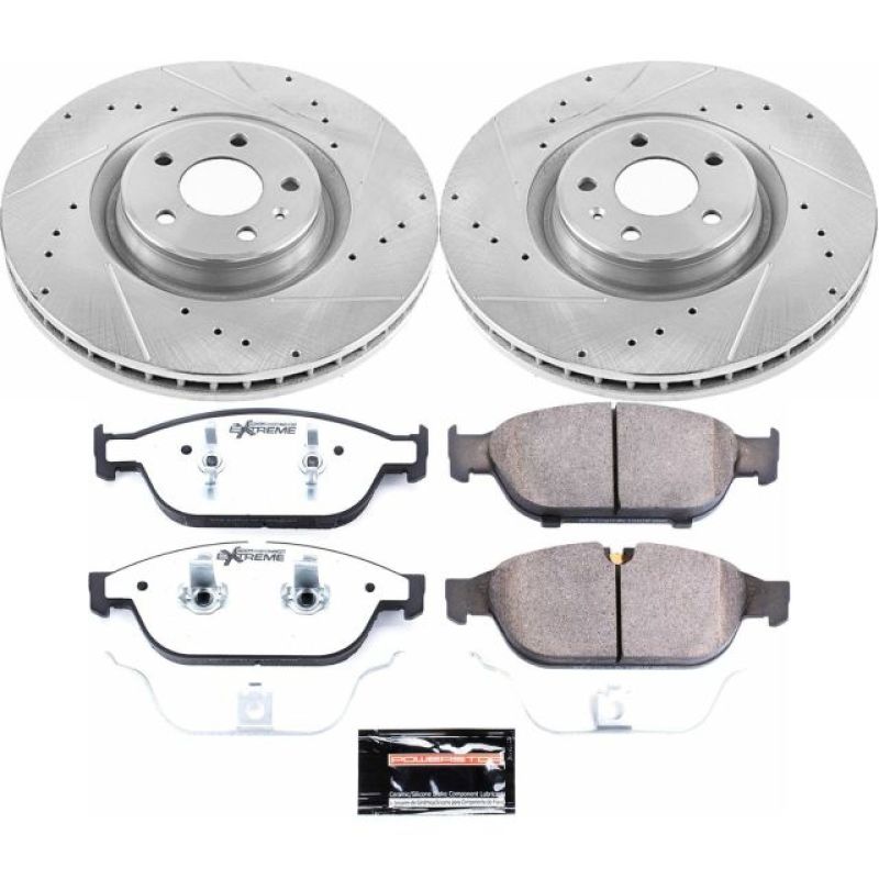 PowerStop 12-16 Audi A6 Quattro Front Z26 Street Warrior Brake Kit