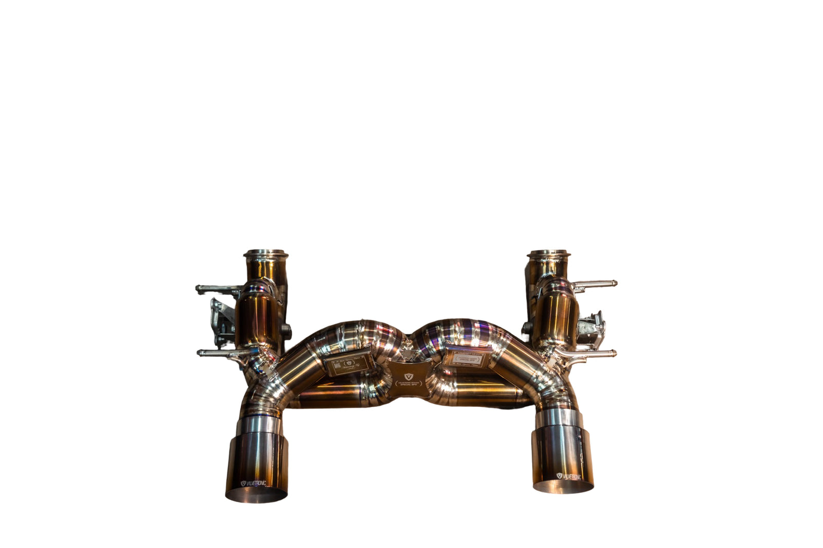 Valvetronic Designs - Maserati MC20 3.0L, Catback Grade 5 Titanium Titanium 3.5 Inch Outlet Tips