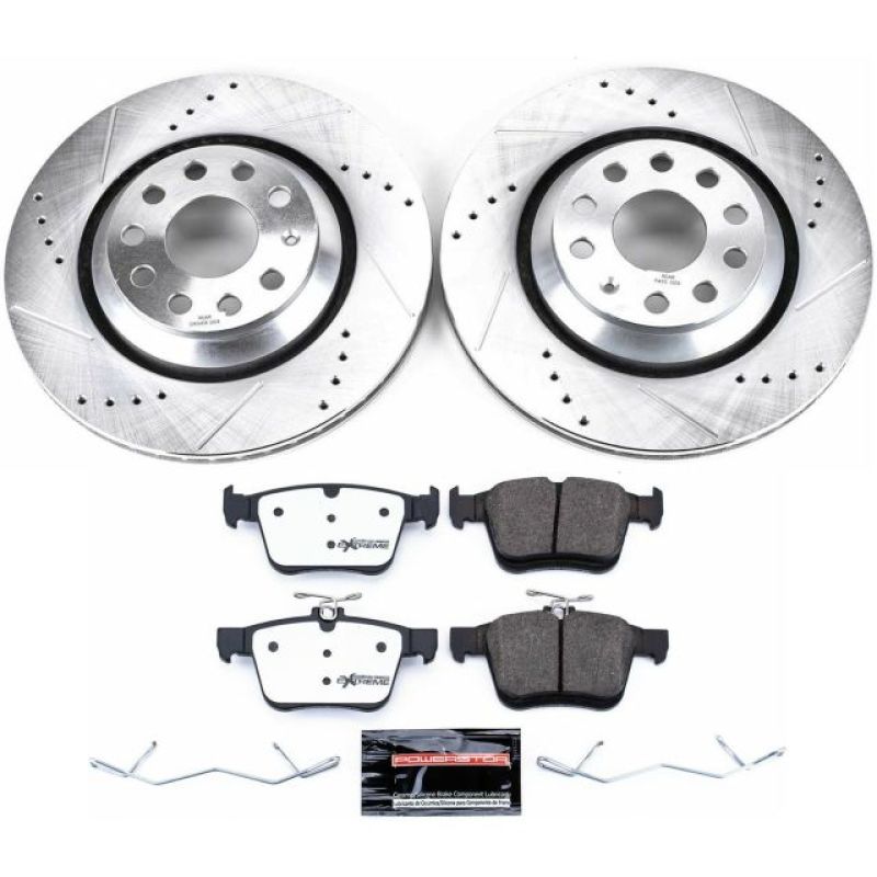 PowerStop 17-18 Audi RS3 Rear Z26 Street Warrior Brake Kit