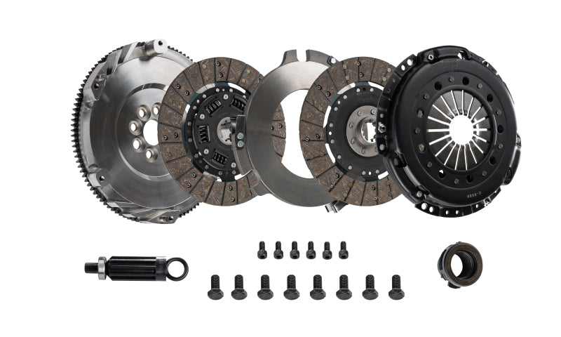 DKM Clutch BMW E34/E36/E39/E46/Z3/Z4 Up to 03 (6 Cyl) 5-Spd MS Twin Disc Clutch Kit w/Steel Flywheel
