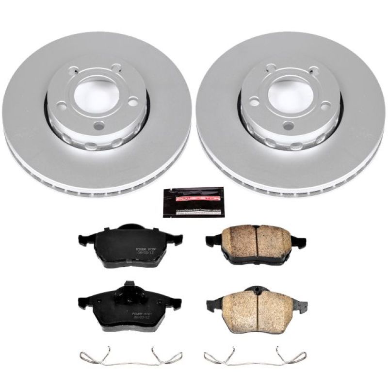 PowerStop 96-98 Audi A4 Front Z23 Evolution Sport Coated Brake Kit