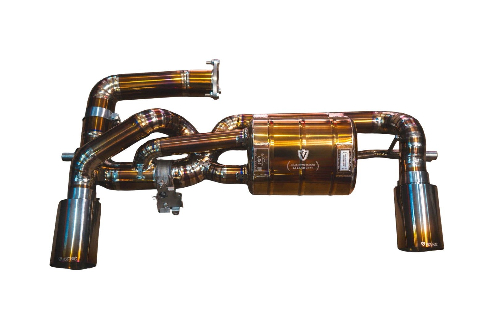 Valvetronic Designs - Lotus Emira 2.0,3.5L, Catback Grade 5 Titanium Titanium 3.5 Inch Outlet Tips