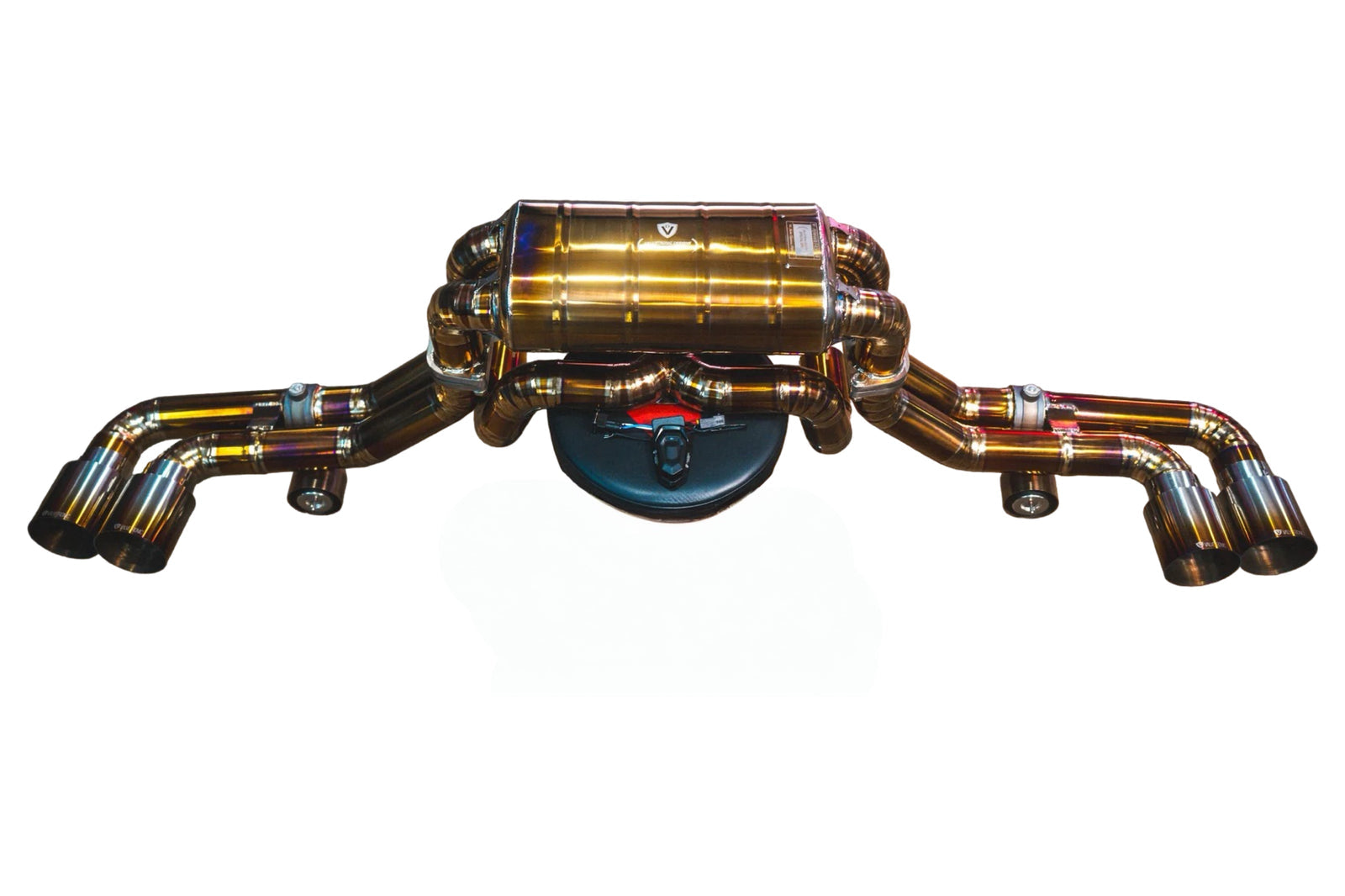 Valvetronic Designs - Ferrari F430 4.3L, Catback Grade 5 Titanium Titanium OEM Style Tips