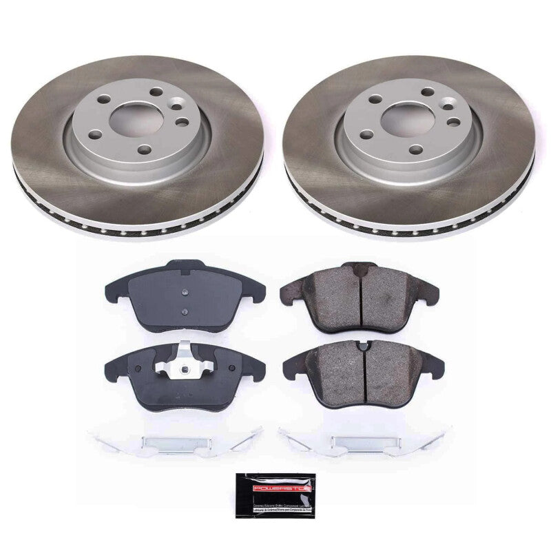 PowerStop 08-10 Volvo V70 Front Semi-Coated Rotor Kit