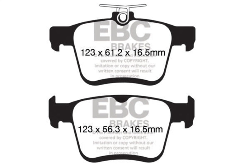 EBC YellowStuff Performance Rear Brake Pads DP42153R