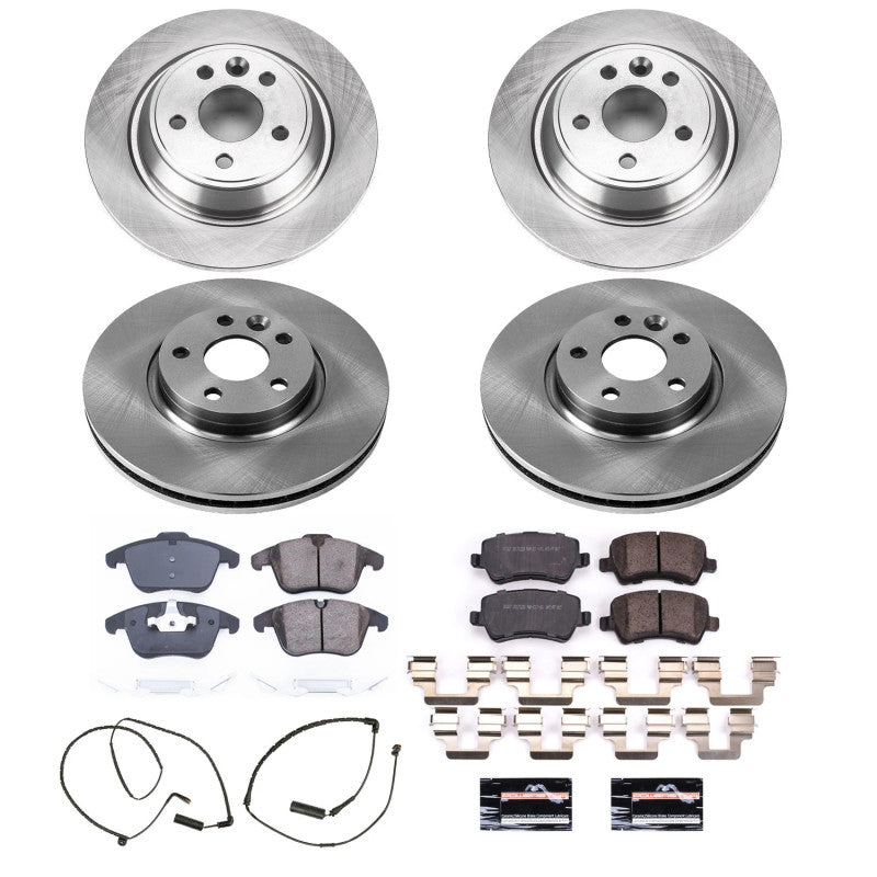 PowerStop 12-15 Land Rover Range Rover Evoque Front & Rear Autospecialty Brake Kit