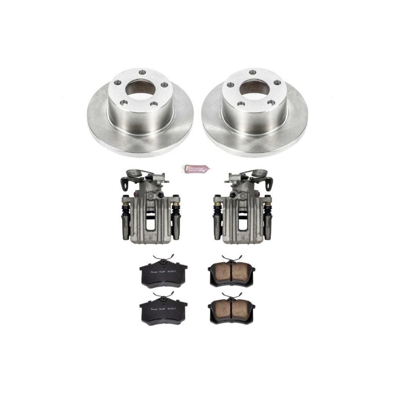 PowerStop 98-01 Audi A6 Quattro Autospecialty Kit w/ Calipers - Rear