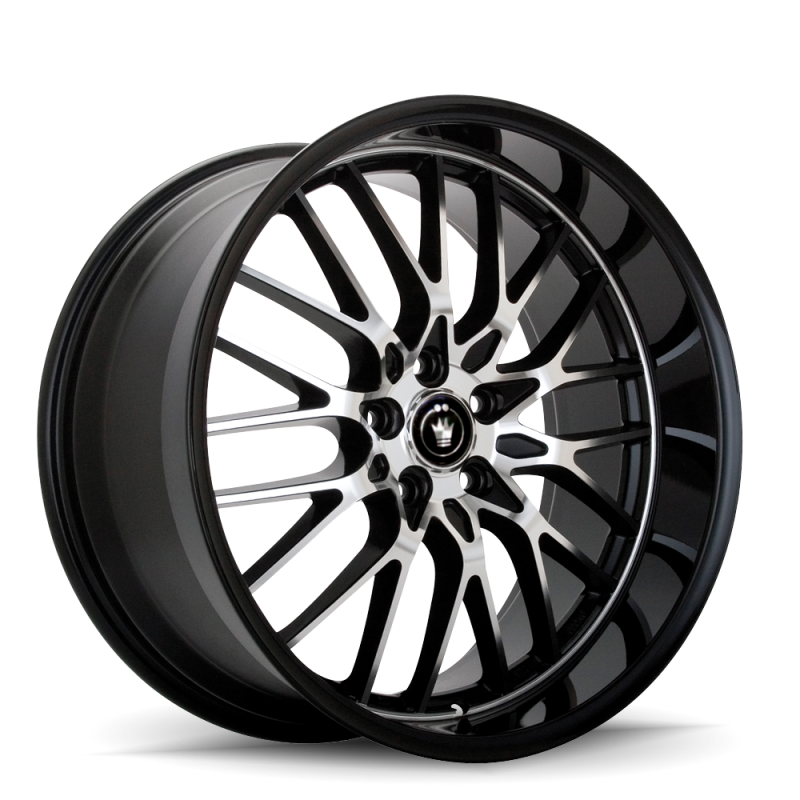 Konig Wheels Konig Lace 17x8 5x114.3 ET35 Black/Machine Spoke