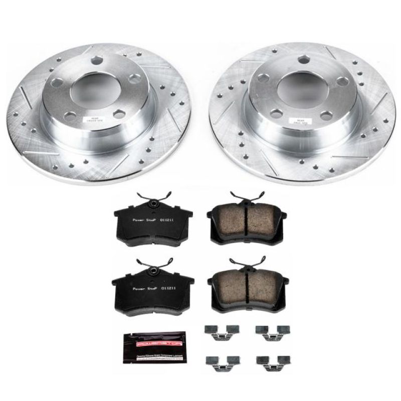 PowerStop 98-04 Audi A6 Quattro Rear Z23 Evolution Sport Brake Kit