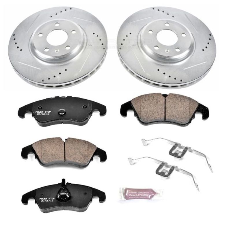 PowerStop 09-11 Audi A4 Front Z23 Evolution Sport Brake Kit