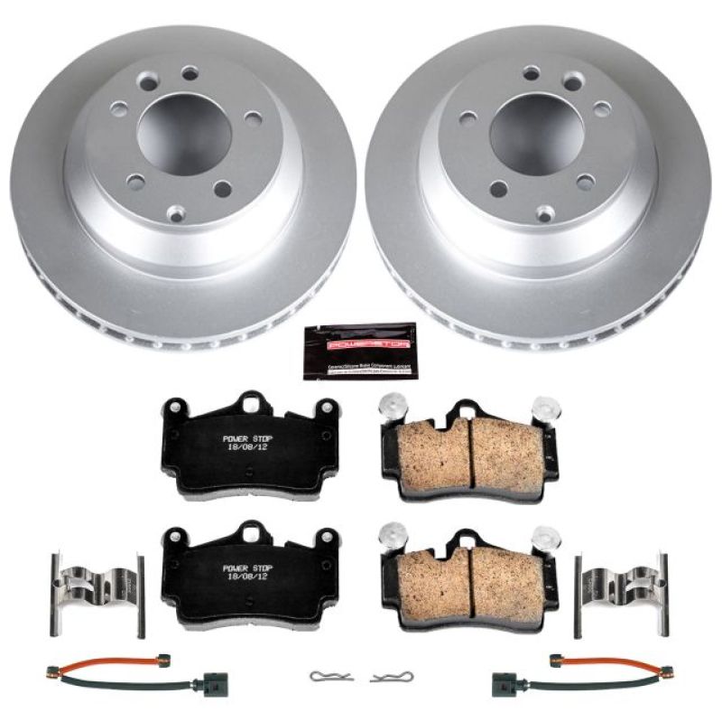 PowerStop 07-15 Audi Q7 Rear Z23 Evolution Sport Coated Brake Kit