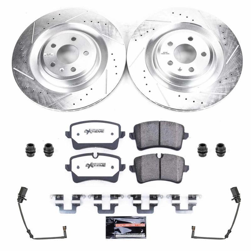 PowerStop 2018 Audi S8 Rear Z26 Street Warrior Brake Kit