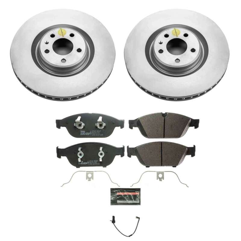 PowerStop 17-18 Audi A6 Front Euro-Stop Brake Kit