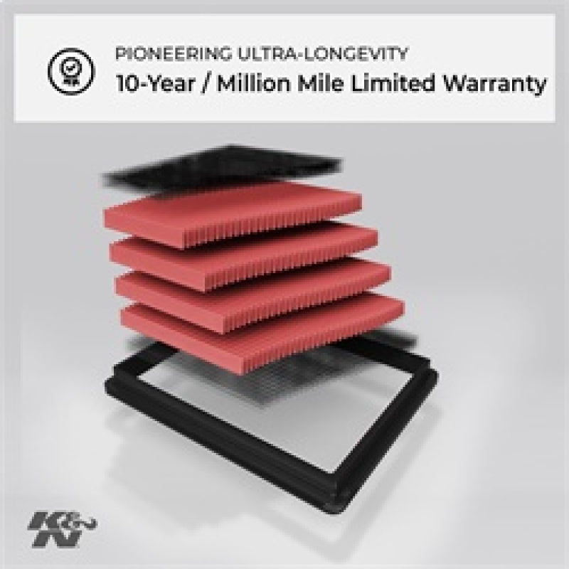 K&N Replacement Air Filter for 11-12 Chrysler Town & Country / Dodge Grand Caravan / 11 VW Routan