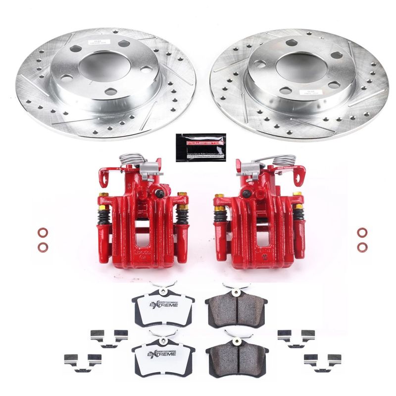 PowerStop 99-05 Volkswagen Passat Z26 Street Kit w/ Calipers - Rear